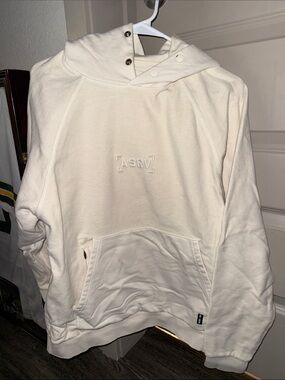 ASRV Cream Logo Hoodie
